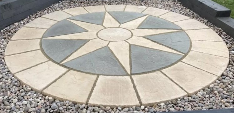 Arctic Star 1.8m - Buff & Slate - Outer Ring