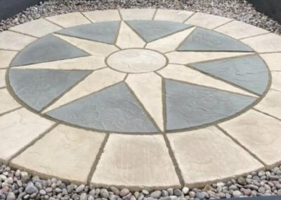 Arctic Star 1.8m - Buff, Slate _ Terracota - Outer Ring